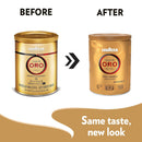 Lavazza Qualità Oro Ground Coffee, Medium Roast, 100% Arabica, 8.8 oz Tin (Pack of 4)
