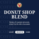 Victor Allen's Coffee Donut Shop Blend, Medium Roast, 120 Count, Single Serve Coffee Pods for Keurig K-Cup Brewers